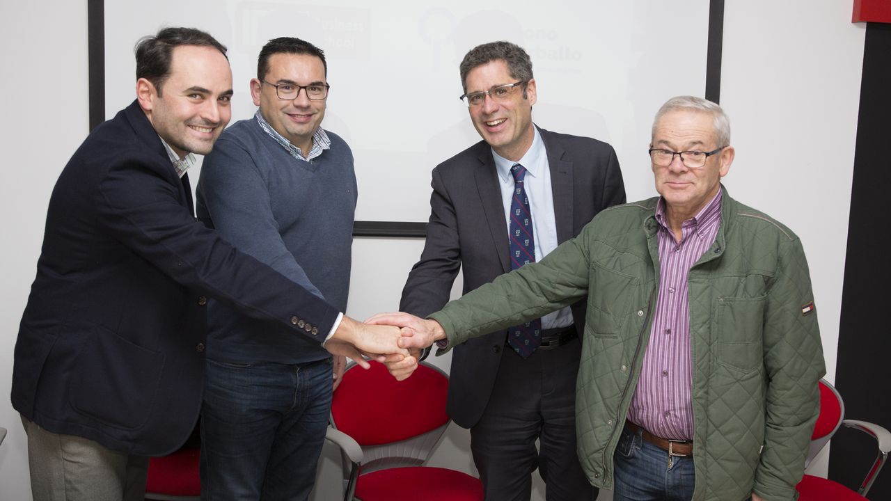 Presentación do convenio de colaboración con IFFE Business  School.