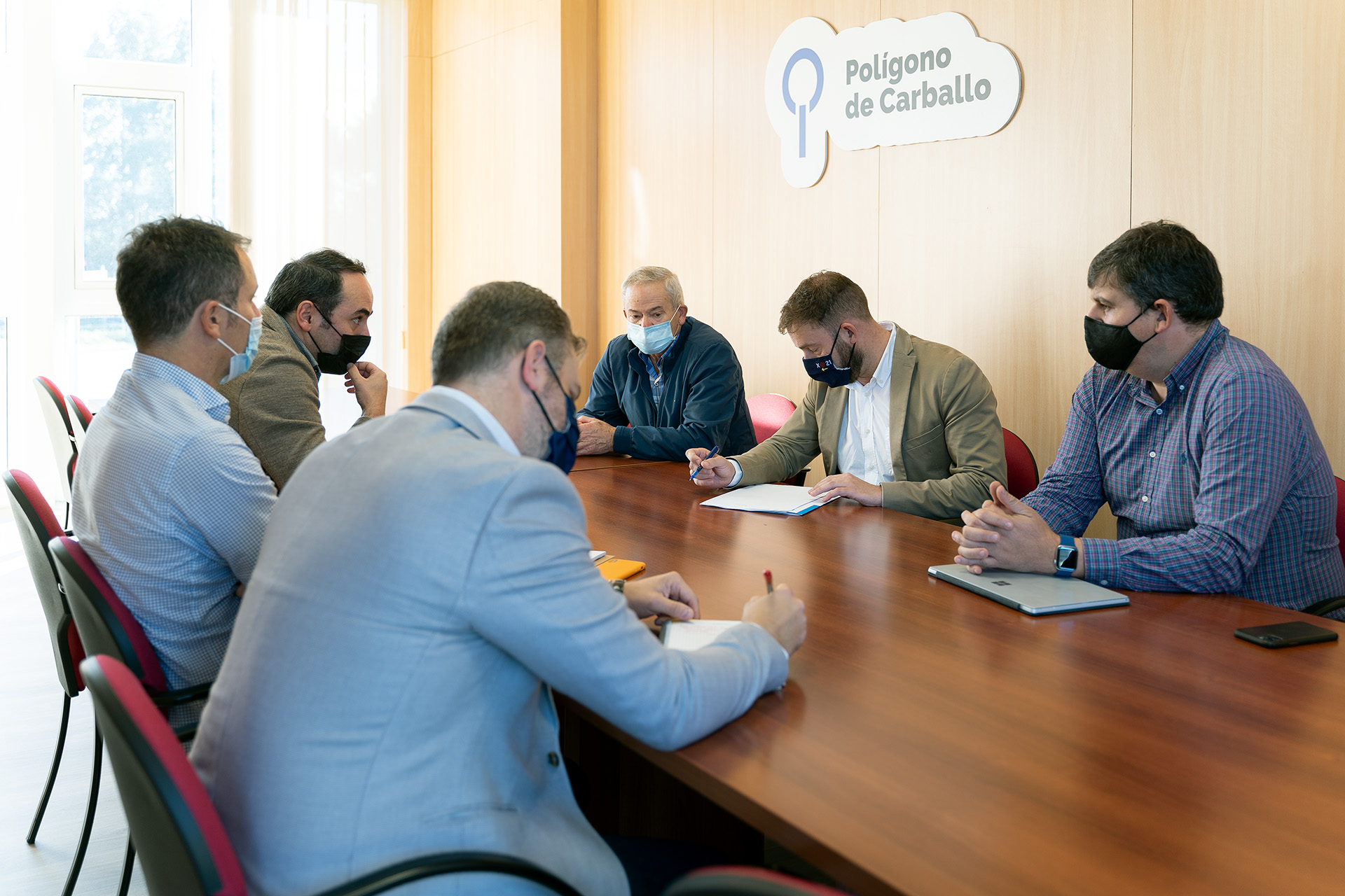 Reunión co delegado provincial da Xunta de Galicia. 