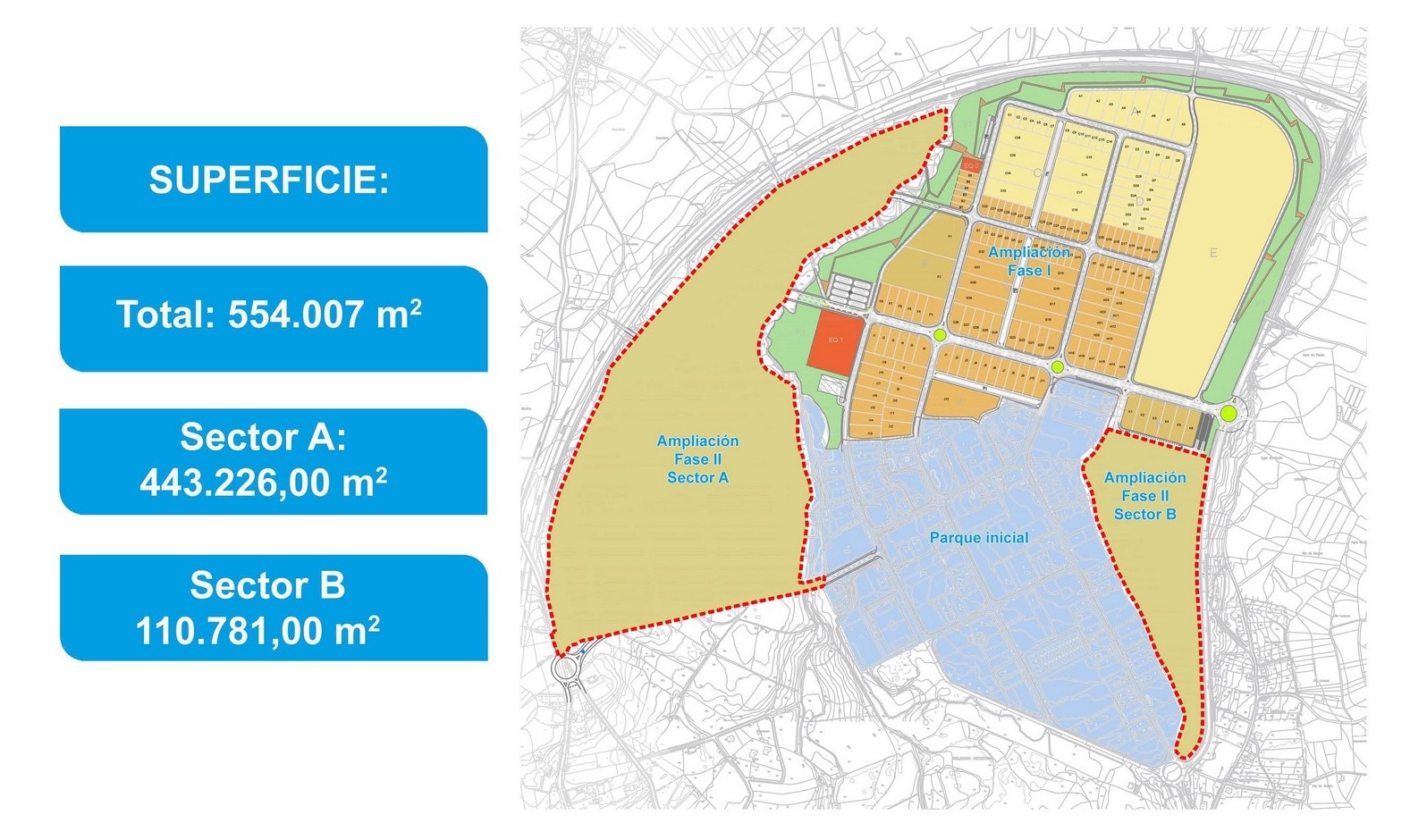 La Xunta adjudica la redacción del proyecto de ampliación del polígono en 554.007 metros cuadrados más.