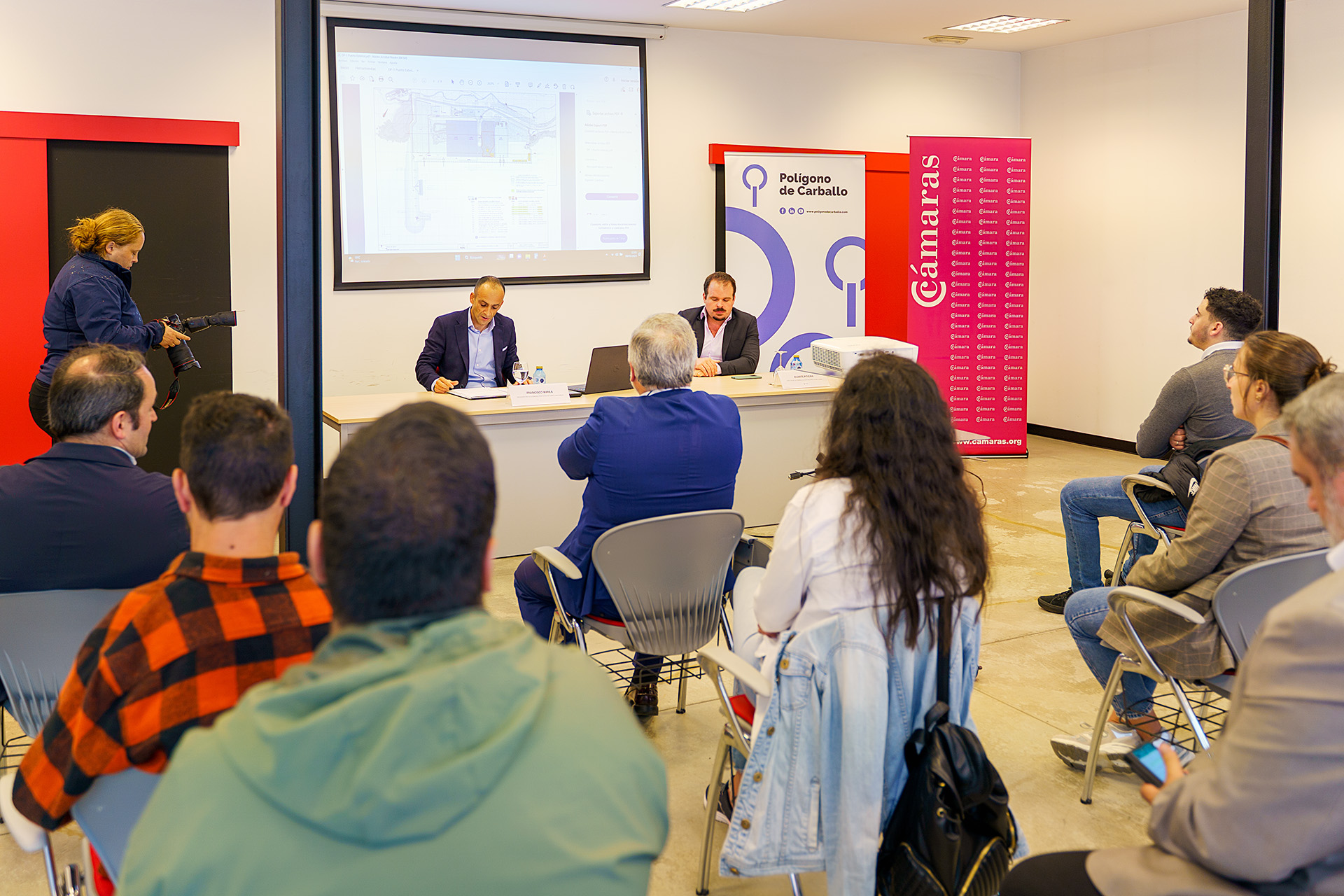 Visita institucional do presidente da Autoridade Portuaria de Ferrol San Cibrao.