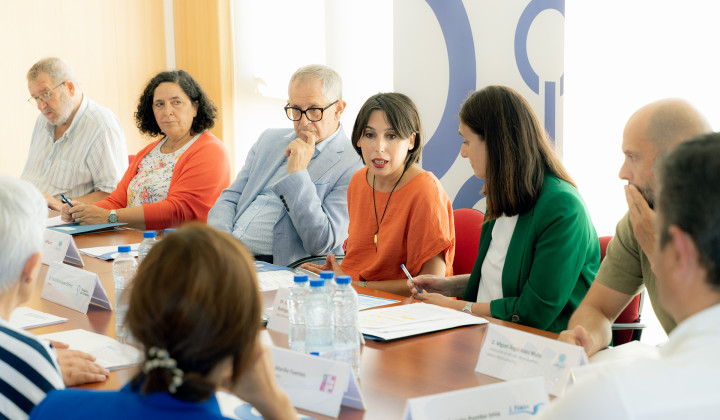 Reunión de trabajo con la conselleira de Economía e Industria.
